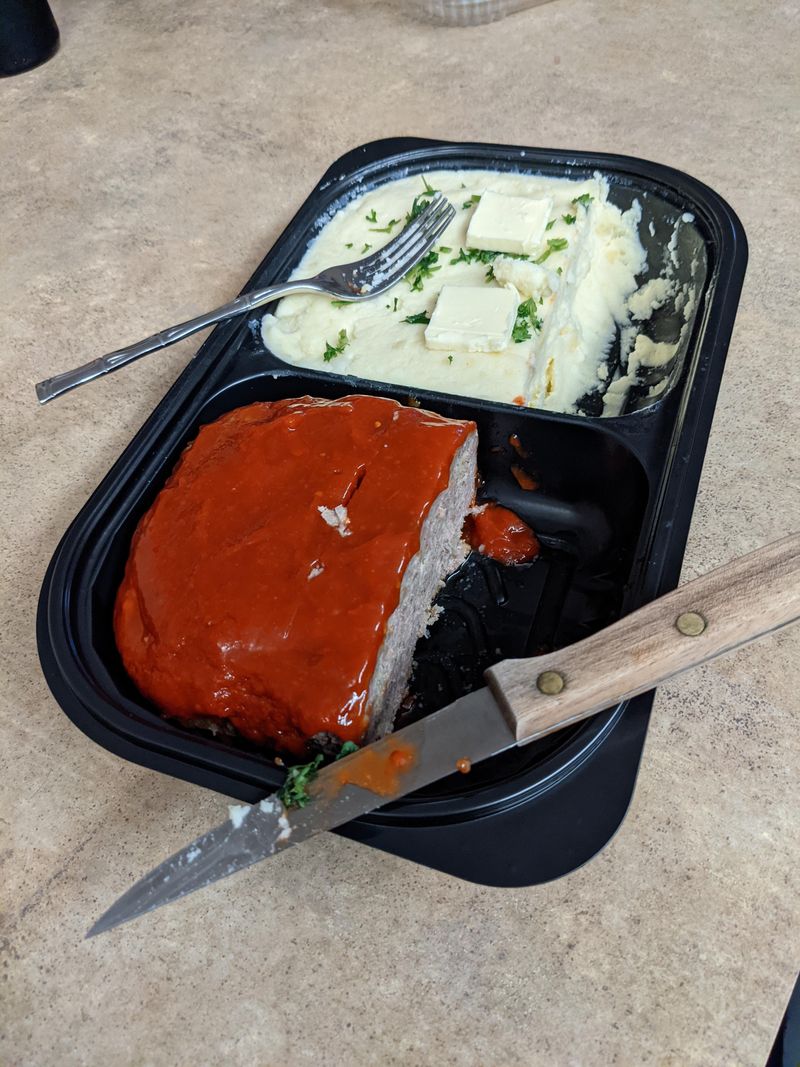 Meatloaf and Mashed Potatoes