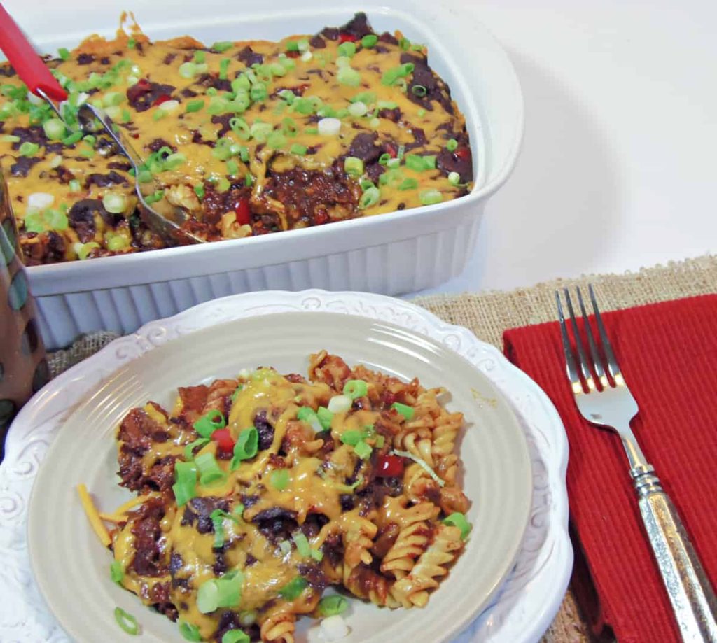 Spicy Mexican Mac and Cheese Casserole