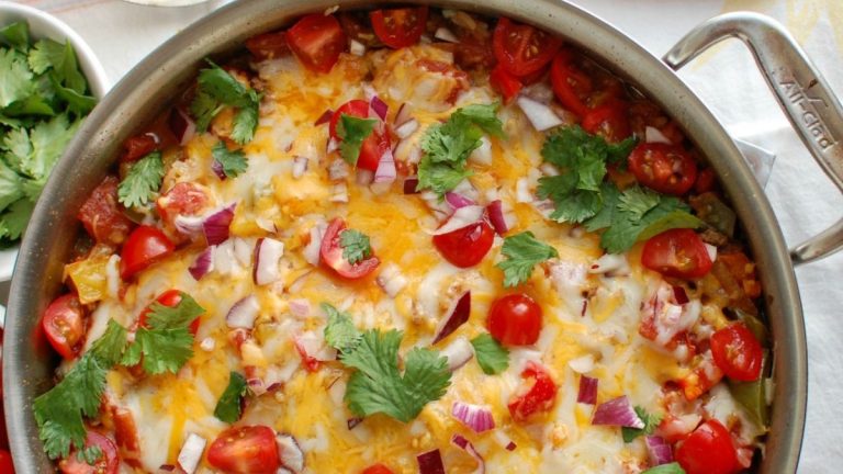 Mexican Stuffed Pepper Casserole That’s Hearty, Cheesy, and Full of Flavor