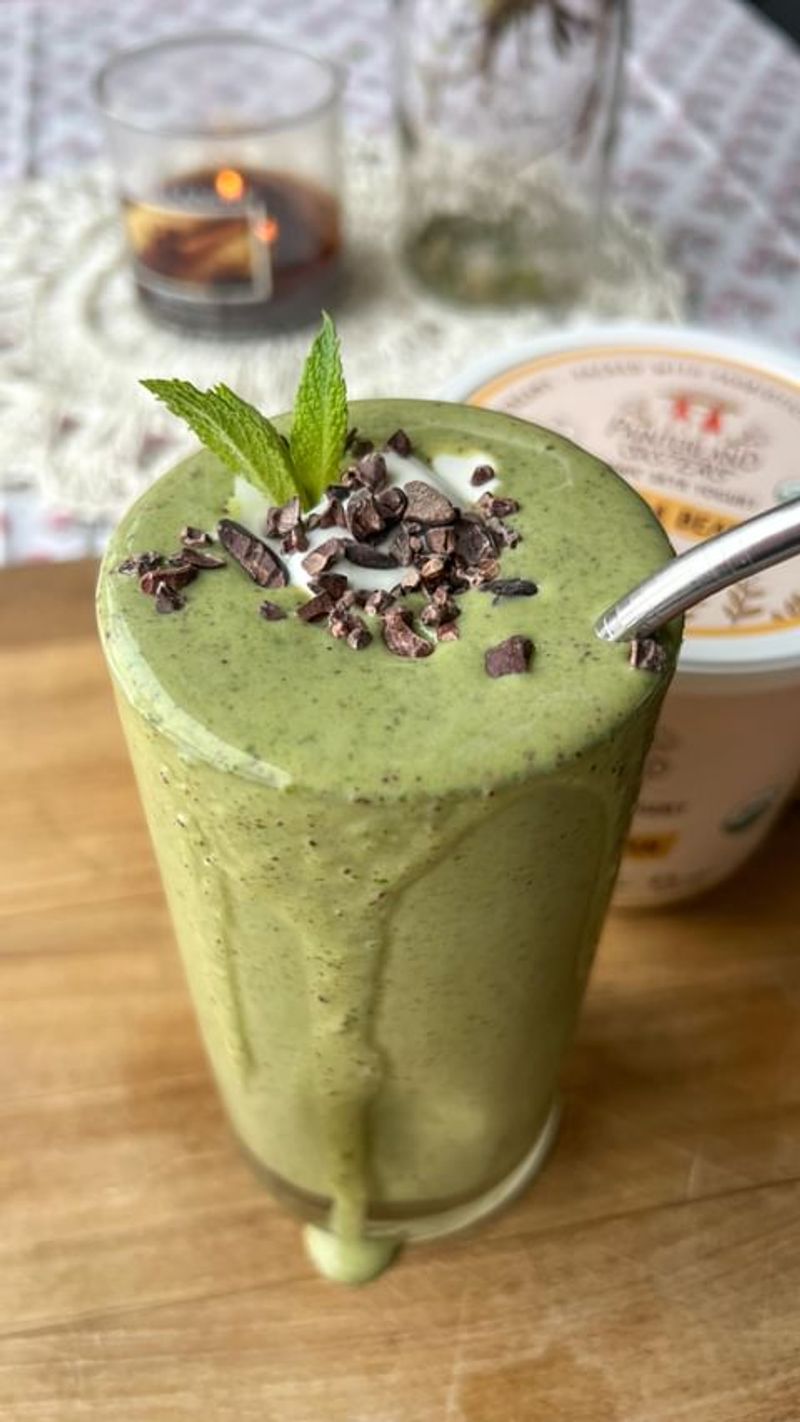Mint Chocolate Chip Milkshake