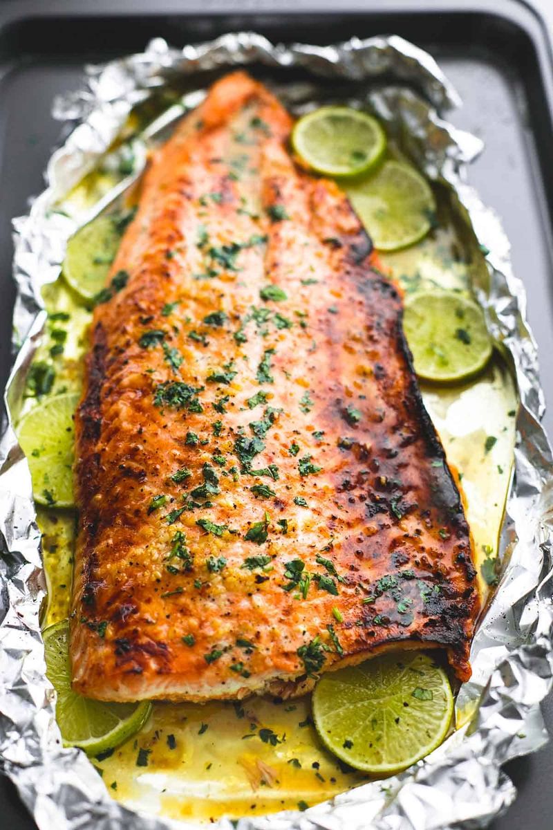 Honey-Lime Glazed Salmon