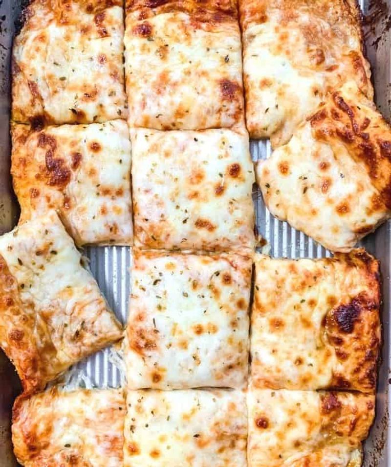 Lukewarm Pizza Squares