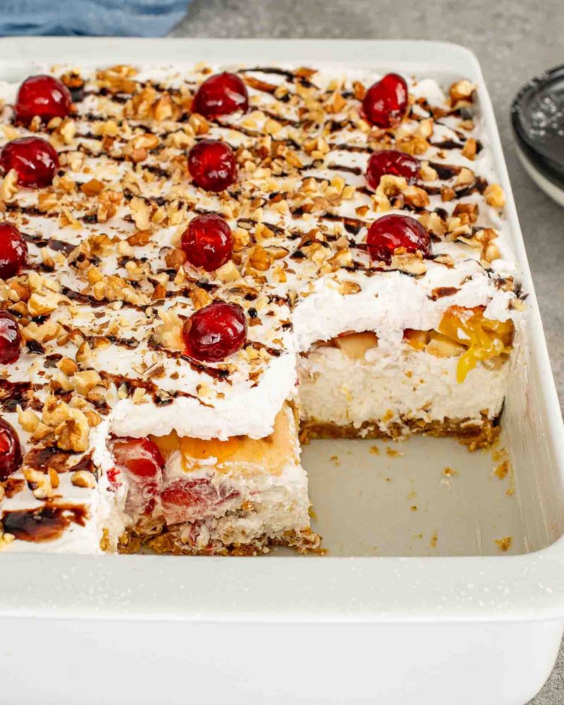No-Bake: Banana Split Dessert