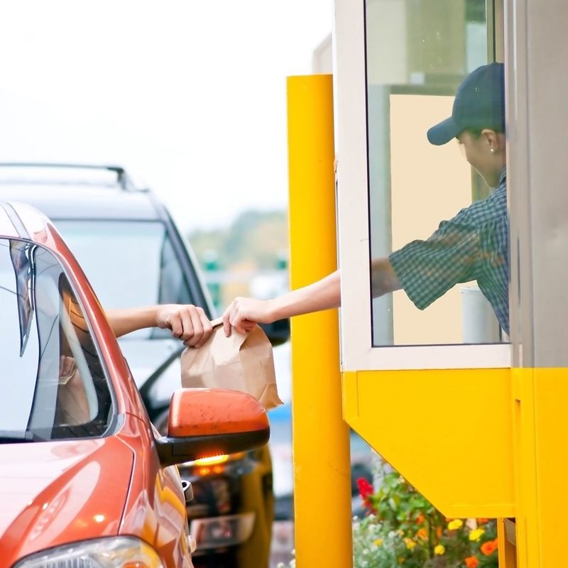Idling at the Pickup Window