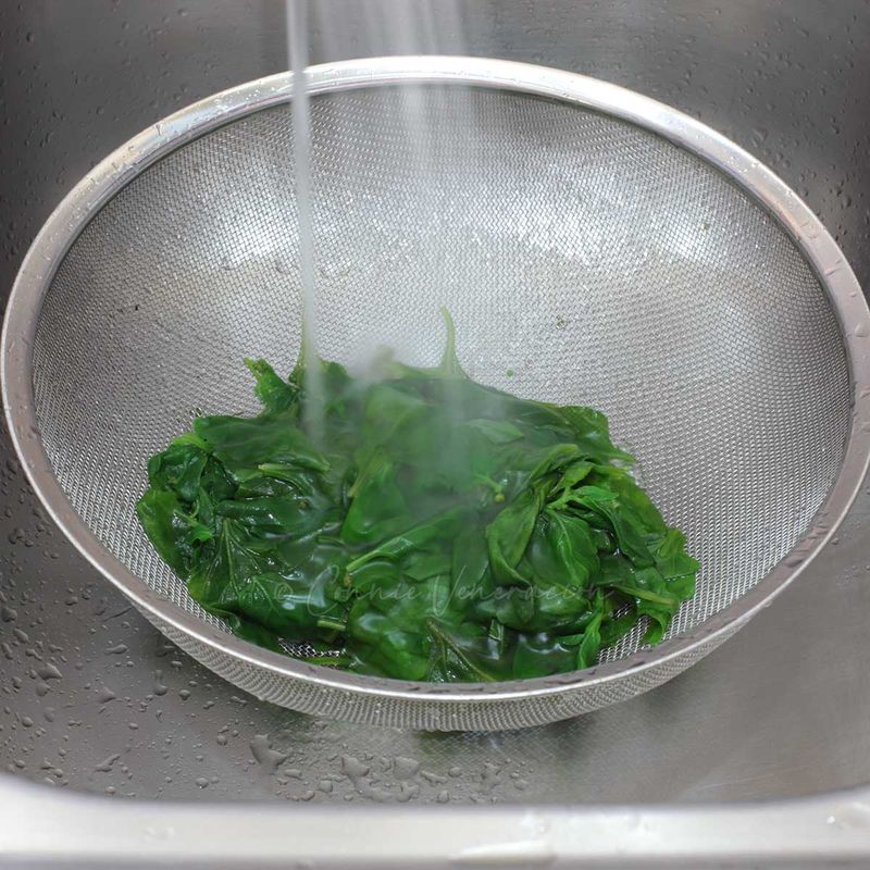 Not Blanching The Leaves First