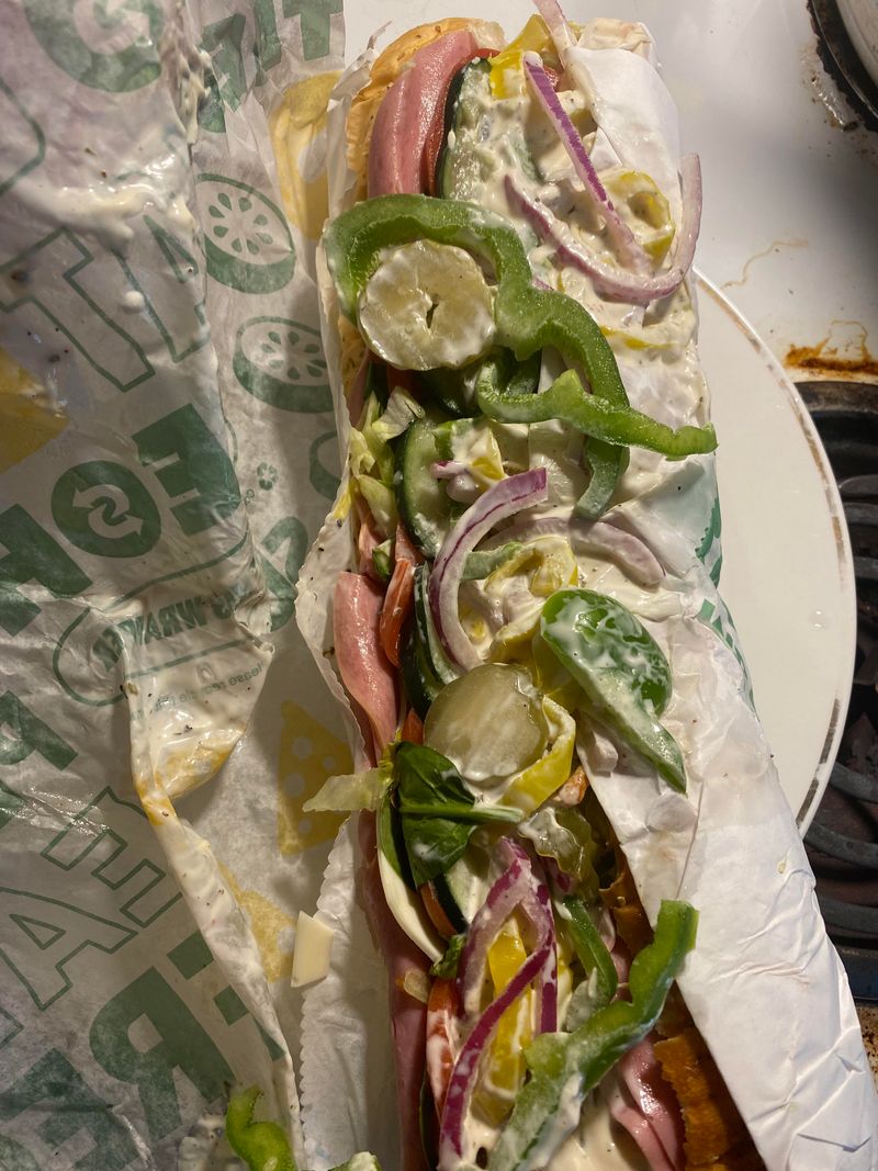Not Asking For Sauces To Be Spread Evenly