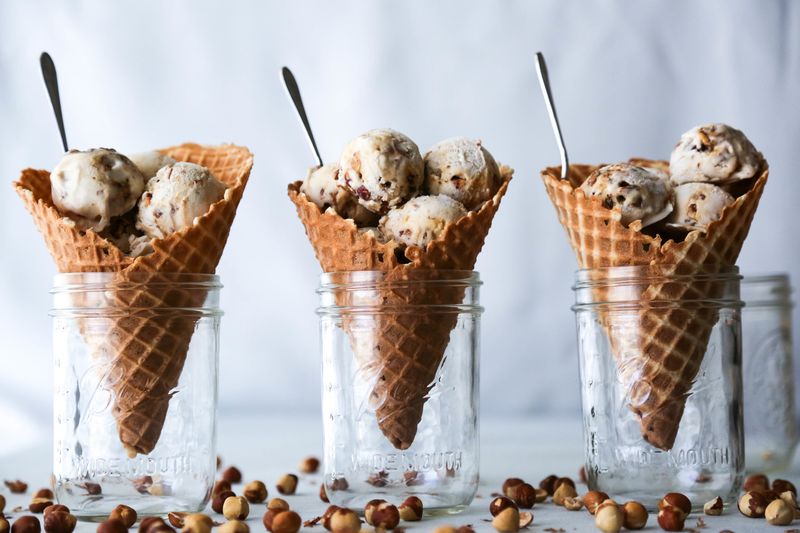 Roasted Hazelnut Ice Cream