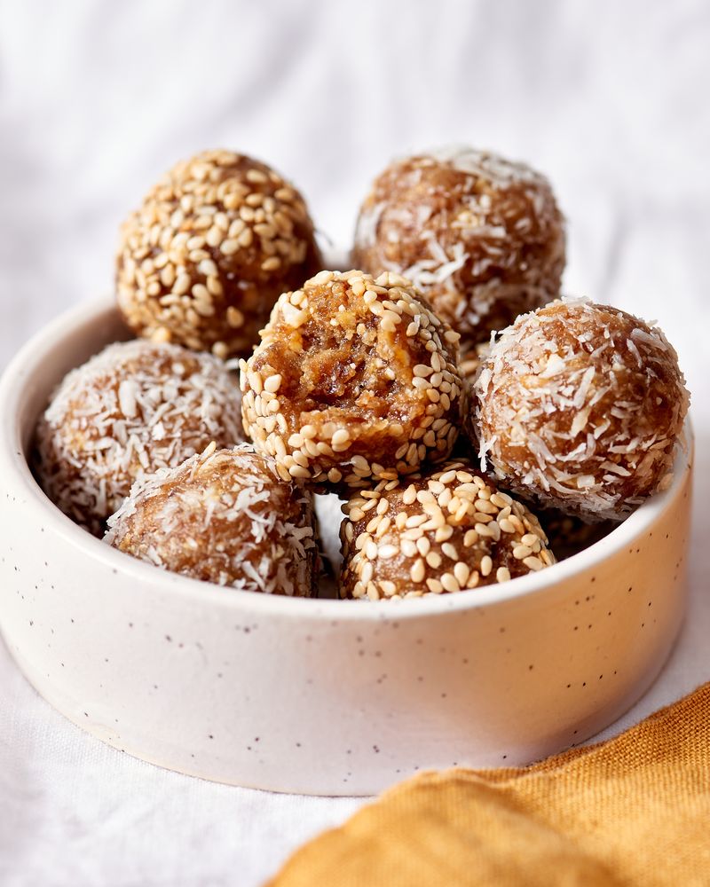 Nutrient-Packed: Tahini and Date Truffles