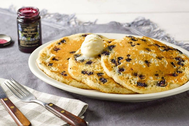 Wild Maine Blueberry Pancakes