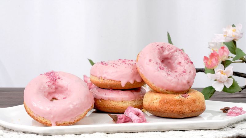 Cherry Blossom Donuts