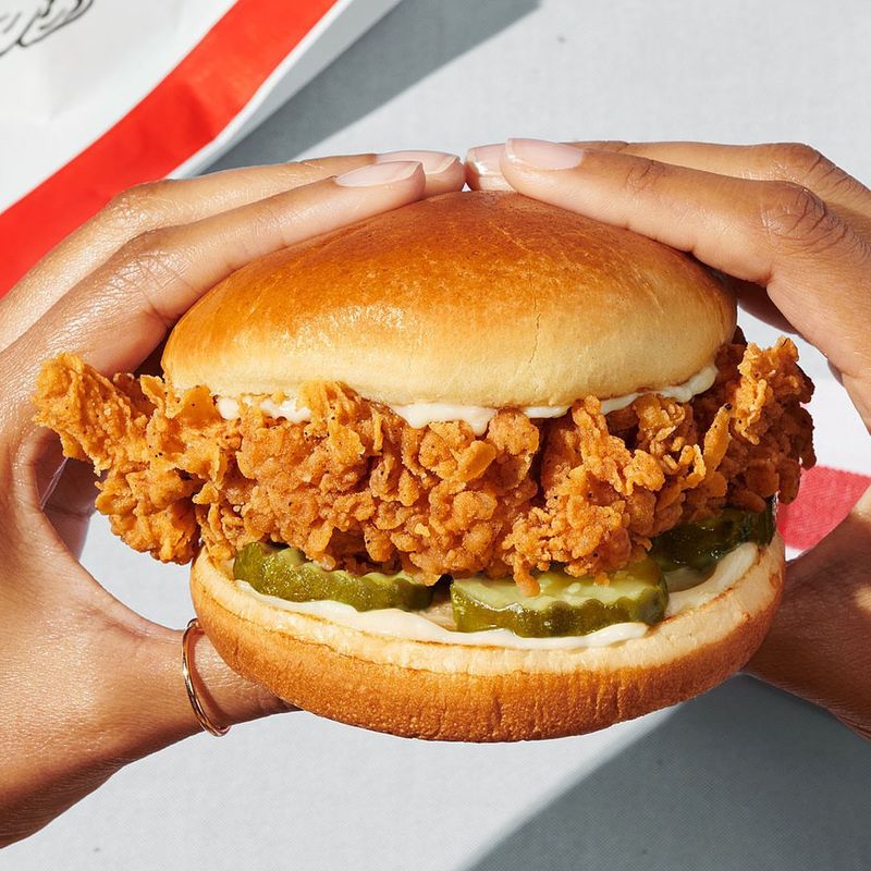 Order: KFC Chicken Sandwich