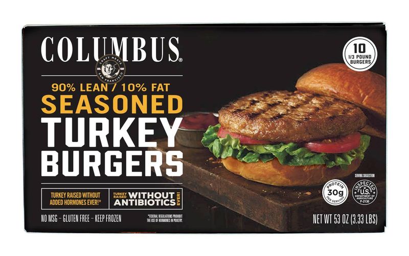 Columbus Seasoned Turkey Burgers