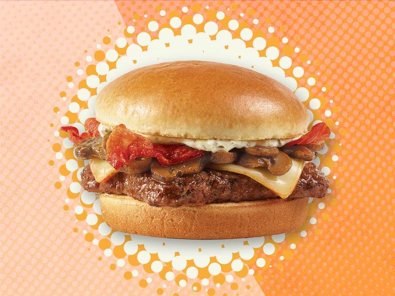 GRAB: Mushroom Bacon Cheeseburger Triple