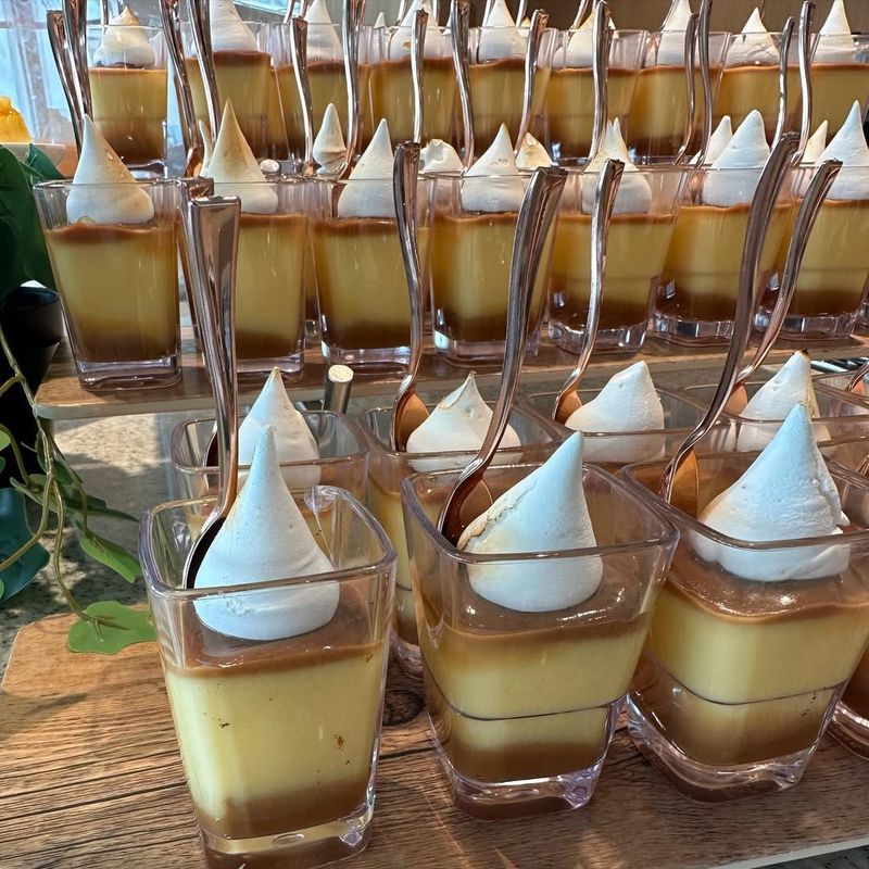Desserts with Whipped Cream Topping