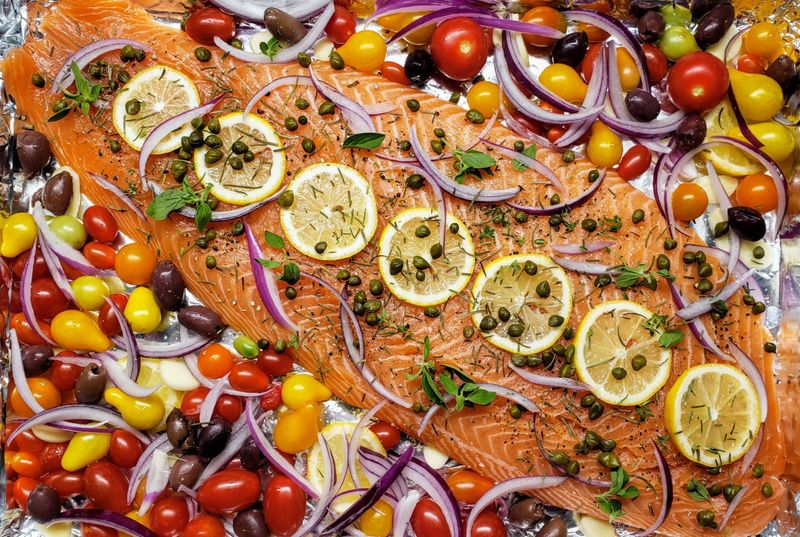 Baked Mediterranean Salmon