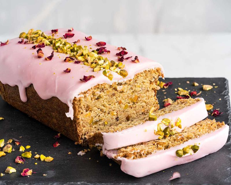 Pistachio Rose Cake