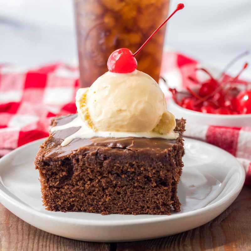 Double Fudge Coca-Cola Cake