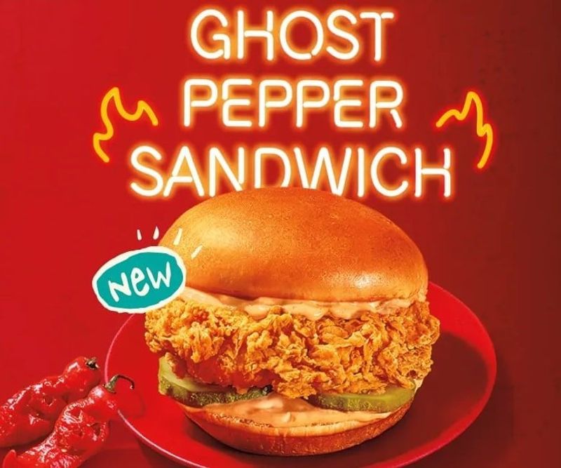 Ghost Pepper Chicken Sandwich