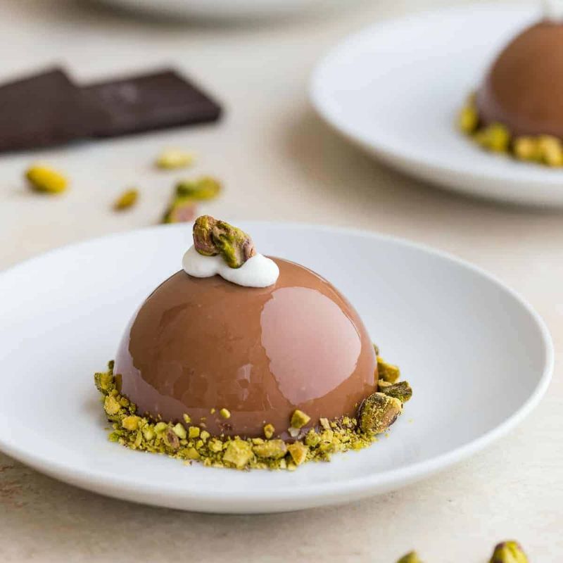 Pistachio Chocolate Mousse