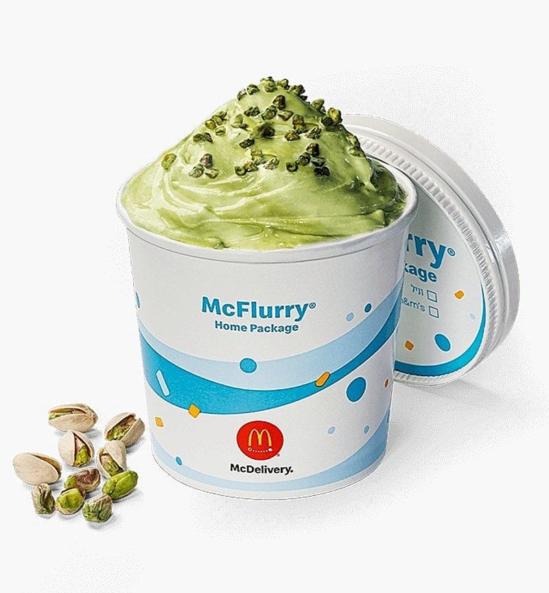 Pistachio McFlurry: McDonald's Italy