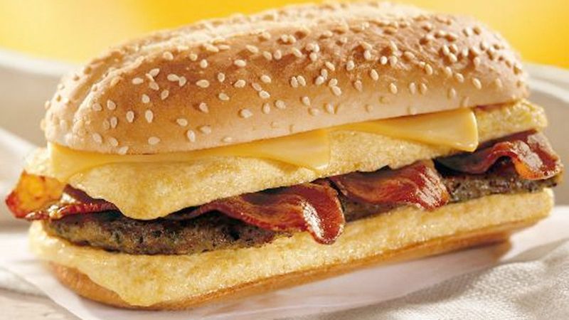 Burger King Enormous Omelette Sandwich