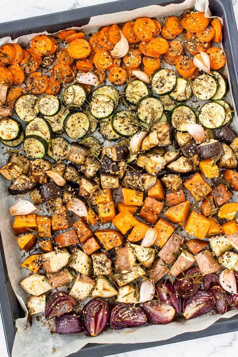 Baked Veggie Slices