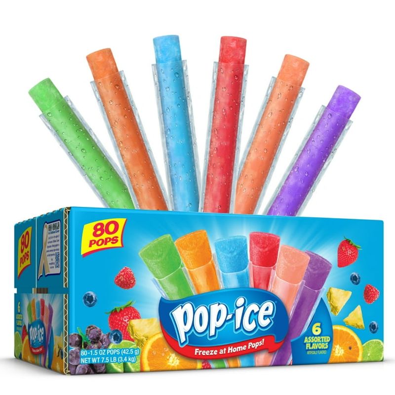 Freeze Pops (100% Juice or Real Fruit Options)