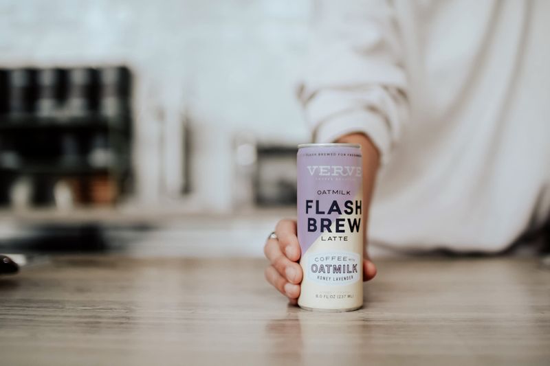 Verve Honey Lavender Flash Brew Oat Milk Latte