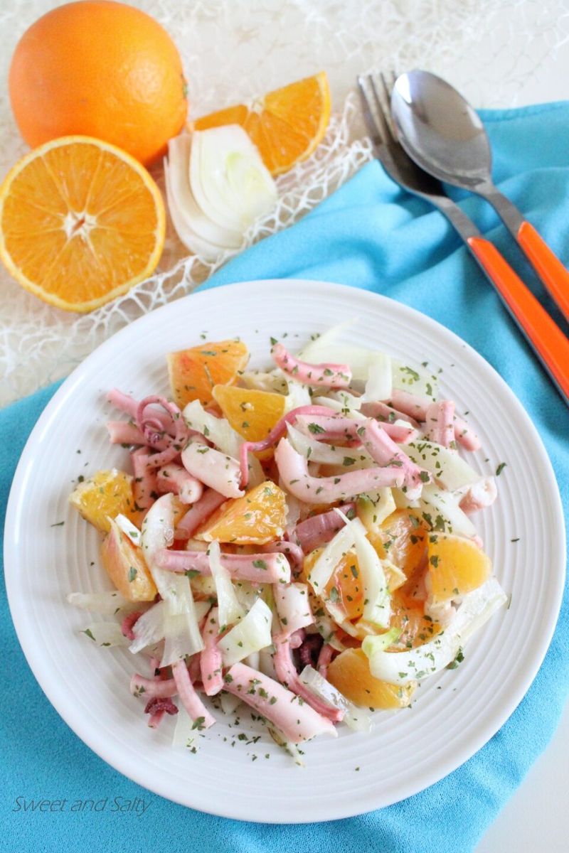 Octopus Salad with Fennel and Orange