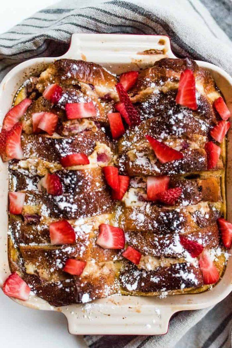 Lemon Ricotta Baked French Toast