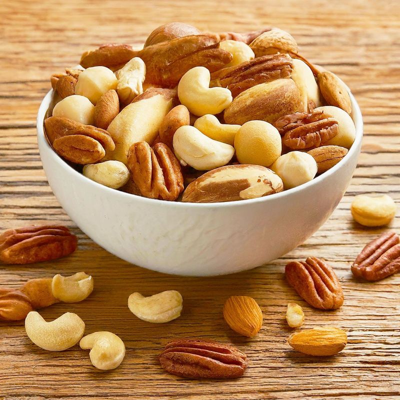 Almonds or mixed nuts