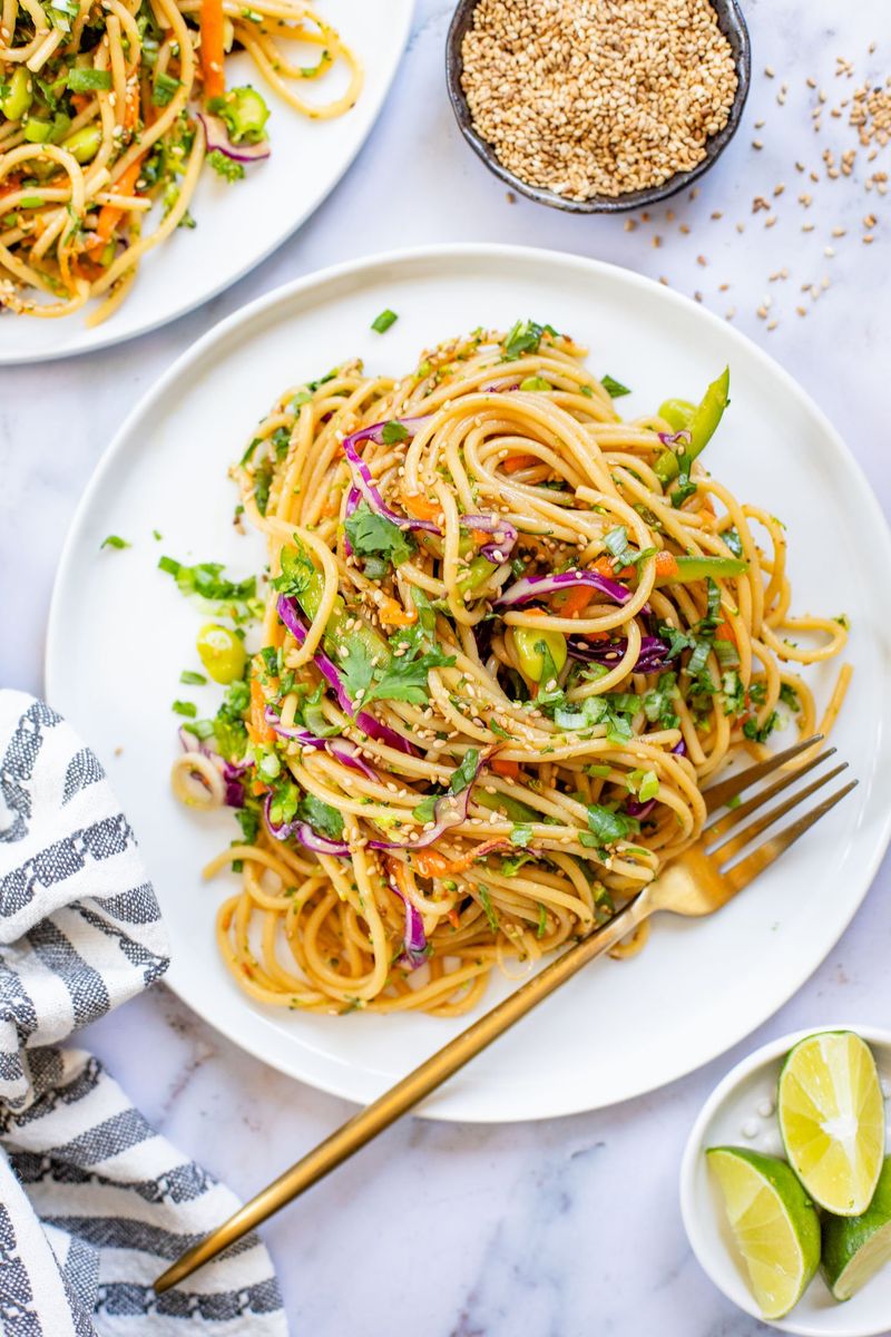 Cold Sesame Noodle Salad