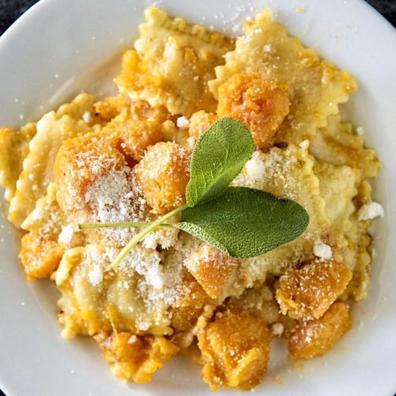 Butternut Squash Ravioli with Sage Brown Butter