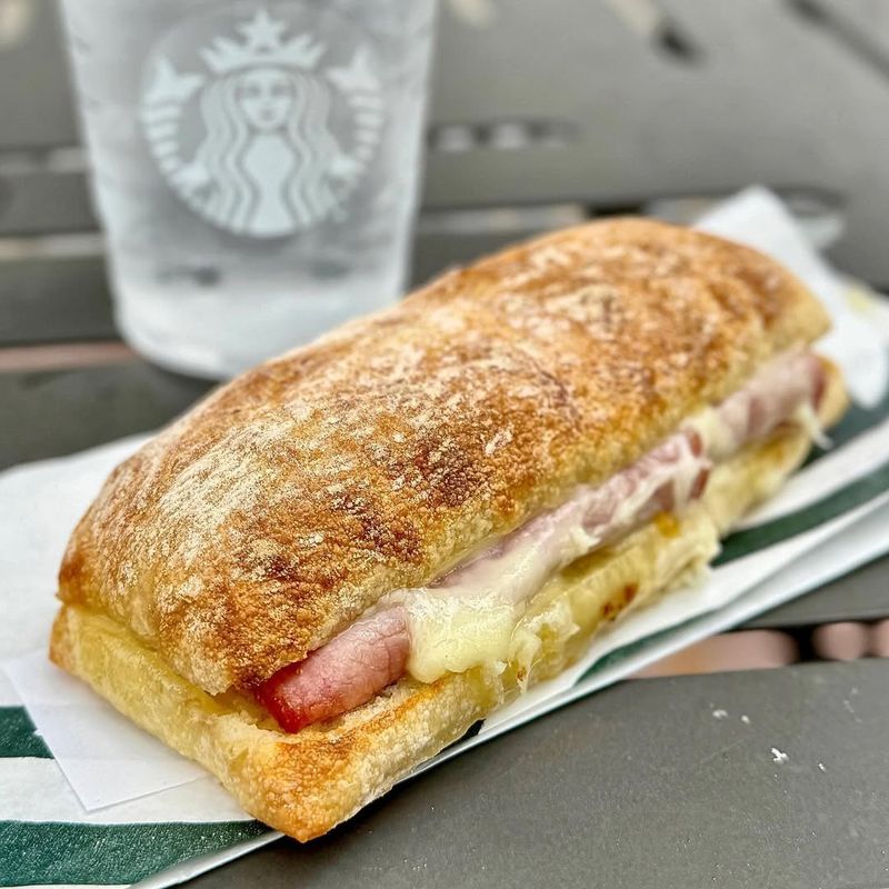 Ham & Swiss on a Baguette