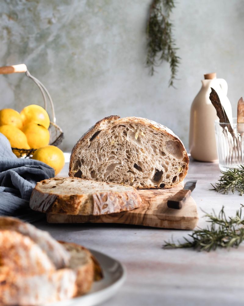 Rosemary Lemon Olive Oil Bread