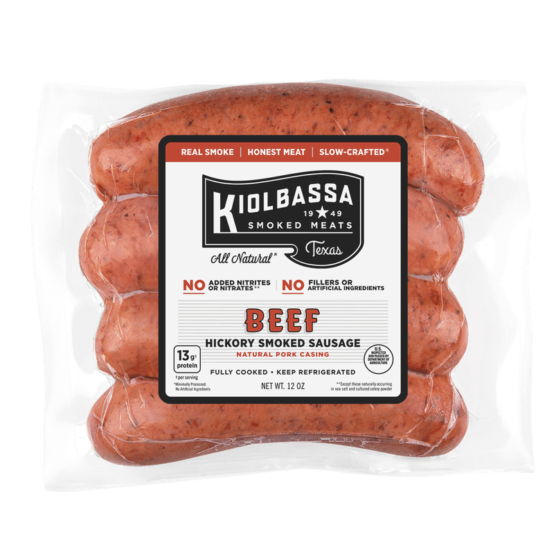SIZZLE: Kiolbassa Smoked Meats Beef Sausage