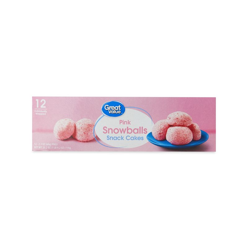 SKIP: Great Value Pink Snowballs Snack Cakes