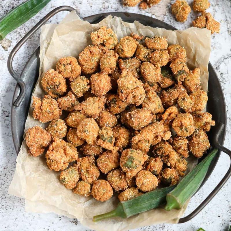 SOUTH: Fried Okra