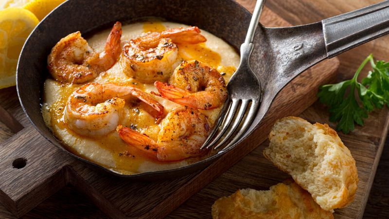 SOUTH: Grits (Especially with Shrimp)