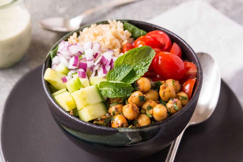 SAVORY: Mediterranean Chickpea Bowl