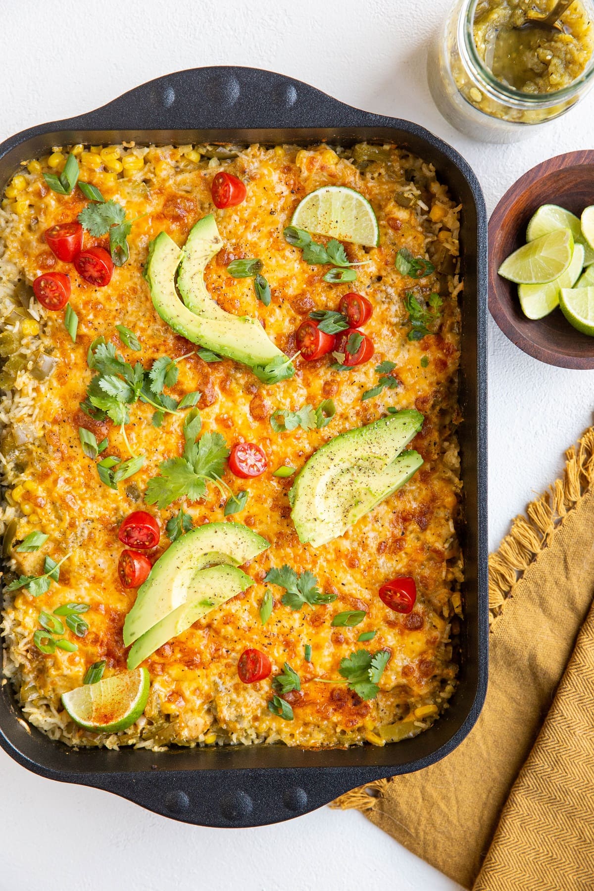 Salsa Verde Chicken Casserole