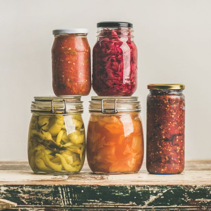 Pickled or Fermented Foods with Salt