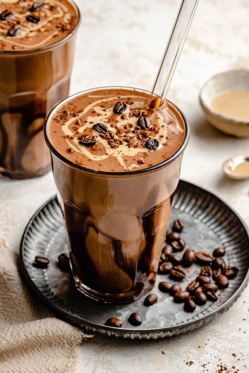 Tahini Date Shake with Coffee