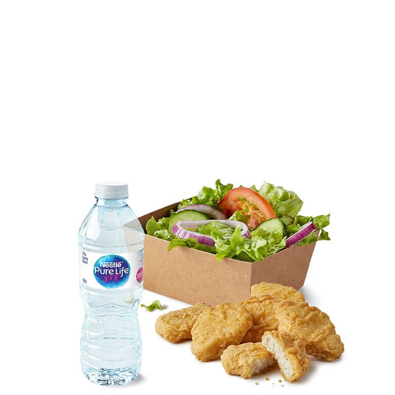 6-Piece Chicken McNuggets With Side Salad