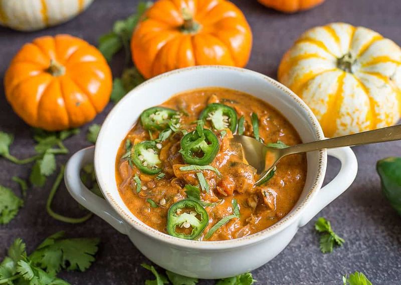 Pumpkin Chicken Chili