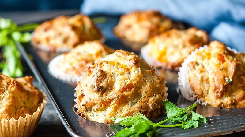 Savory Herb and Cheese Muffin