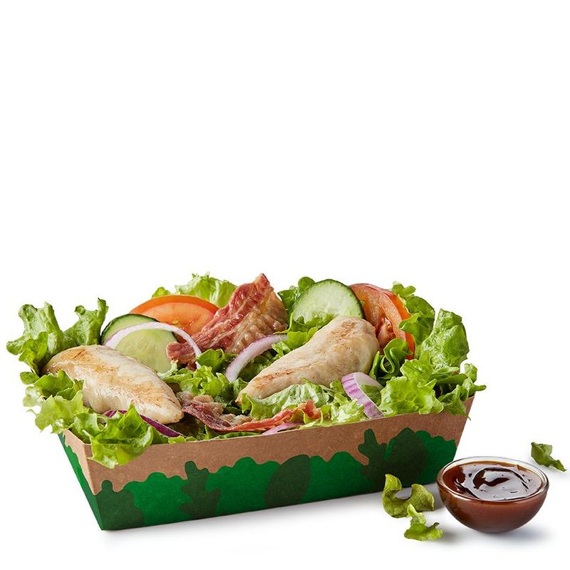 Bacon Ranch Grilled Chicken Salad