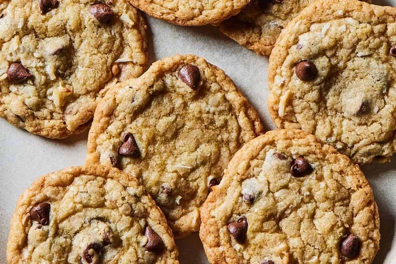Coconut Chocolate Chip Cookies