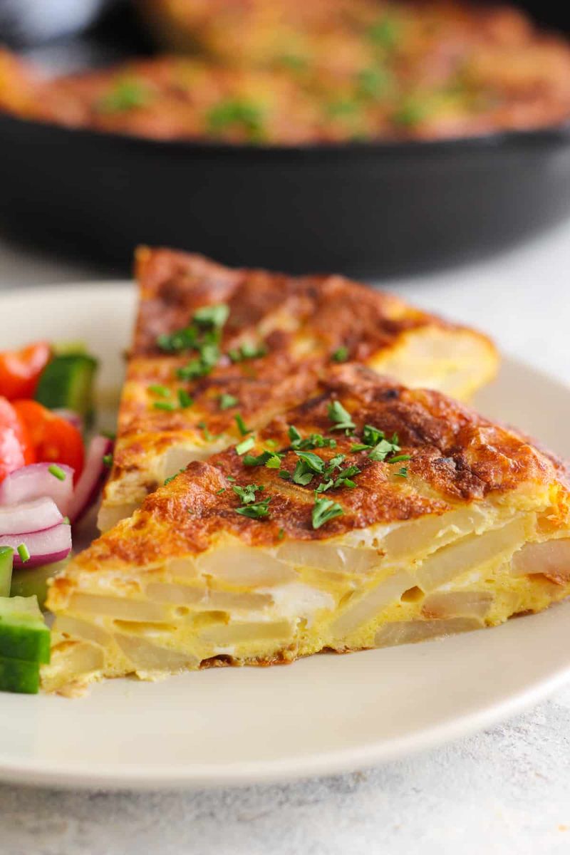 Spanish Potato And Egg Tortilla