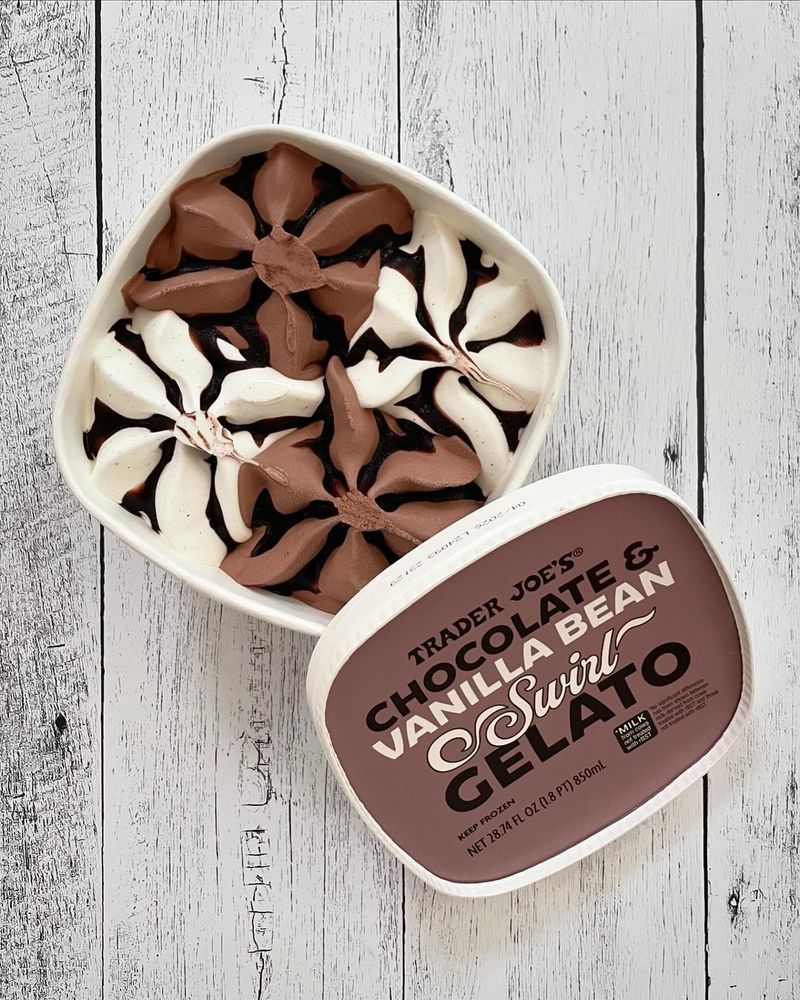 Skip: Chocolate & Vanilla Bean Swirl Gelato